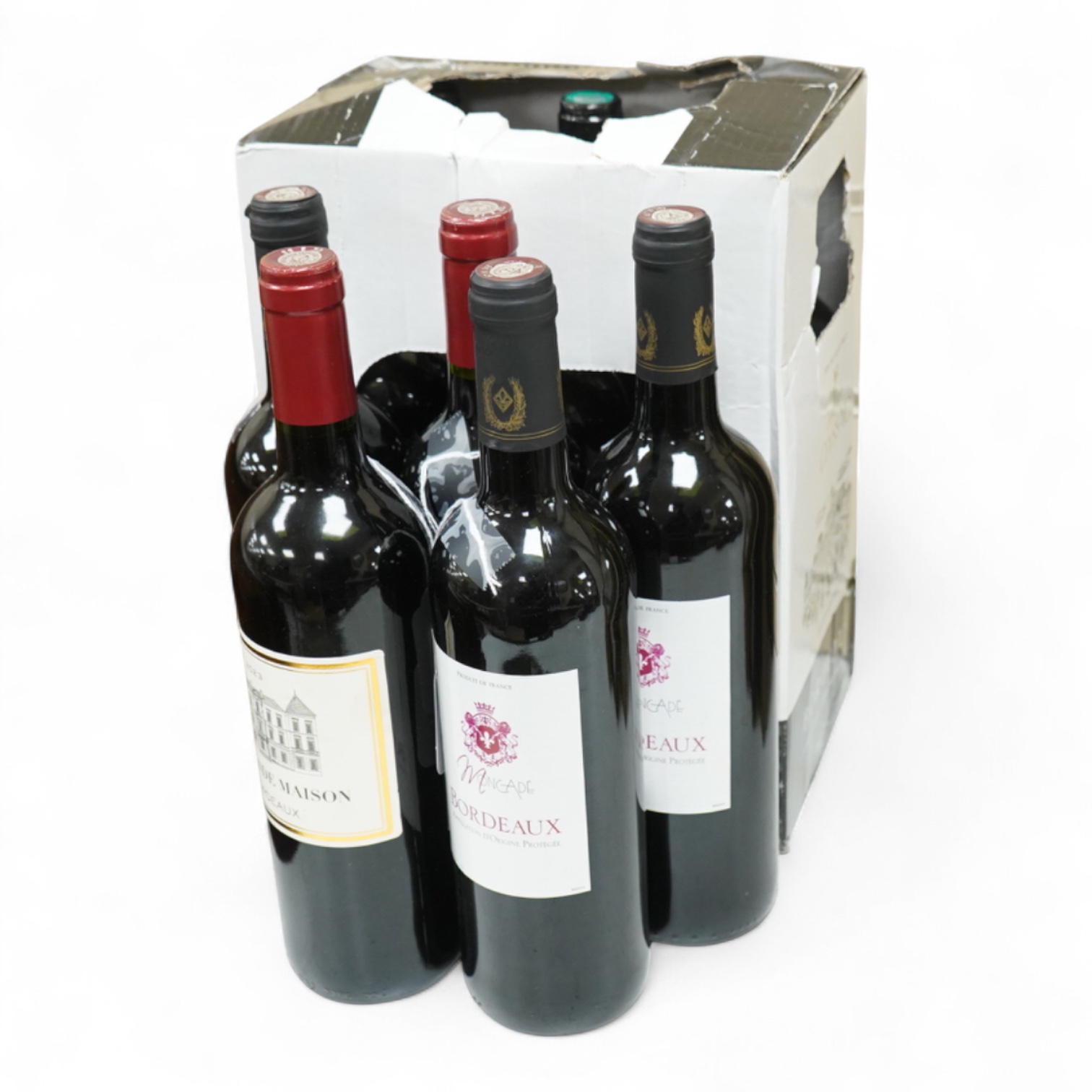 Six bottles of Croix de ceyssac, 2023 and another five bottles of various red wine
